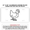 6 X 12 Full Size Aluminum License Plate for Cars and Trucks  Thumbnail