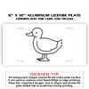6 X 12 Full Size Aluminum License Plate for Cars and Trucks  Thumbnail