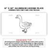 6 X 12 Full Size Aluminum License Plate for Cars and Trucks  Thumbnail