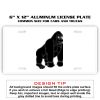 6 X 12 Full Size Aluminum License Plate for Cars and Trucks  Thumbnail