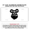 6 X 12 Full Size Aluminum License Plate for Cars and Trucks  Thumbnail
