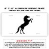 6 X 12 Full Size Aluminum License Plate for Cars and Trucks  Thumbnail