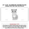 6 X 12 Full Size Aluminum License Plate for Cars and Trucks  Thumbnail