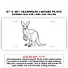 6 X 12 Full Size Aluminum License Plate for Cars and Trucks  Thumbnail