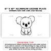 6 X 12 Full Size Aluminum License Plate for Cars and Trucks  Thumbnail