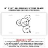 6 X 12 Full Size Aluminum License Plate for Cars and Trucks  Thumbnail
