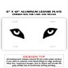 6 X 12 Full Size Aluminum License Plate for Cars and Trucks  Thumbnail