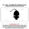 6 X 12 Full Size Aluminum License Plate for Cars and Trucks  Thumbnail