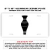 6 X 12 Full Size Aluminum License Plate for Cars and Trucks  Thumbnail
