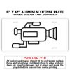 6 X 12 Full Size Aluminum License Plate for Cars and Trucks  Thumbnail