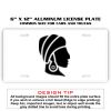 6 X 12 Full Size Aluminum License Plate for Cars and Trucks  Thumbnail