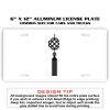 6 X 12 Full Size Aluminum License Plate for Cars and Trucks  Thumbnail