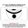 6 X 12 Full Size Aluminum License Plate for Cars and Trucks  Thumbnail