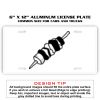 6 X 12 Full Size Aluminum License Plate for Cars and Trucks  Thumbnail