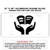 6 X 12 Full Size Aluminum License Plate for Cars and Trucks  Thumbnail