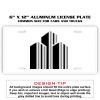 6 X 12 Full Size Aluminum License Plate for Cars and Trucks  Thumbnail