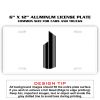 6 X 12 Full Size Aluminum License Plate for Cars and Trucks  Thumbnail