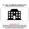 6 X 12 Full Size Aluminum License Plate for Cars and Trucks  Thumbnail