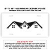 6 X 12 Full Size Aluminum License Plate for Cars and Trucks  Thumbnail
