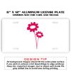 6 X 12 Full Size Aluminum License Plate for Cars and Trucks  Thumbnail