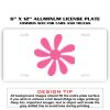 6 X 12 Full Size Aluminum License Plate for Cars and Trucks  Thumbnail