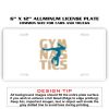 6 X 12 Full Size Aluminum License Plate for Cars and Trucks  Thumbnail